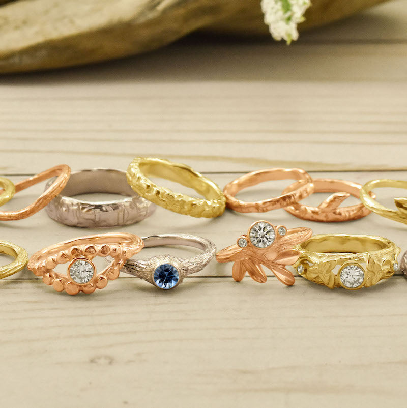 Engagement Rings handcrafted at Beth Millner Jewelry