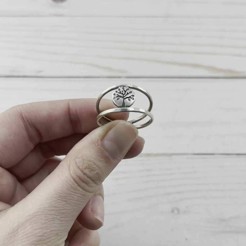 Summer Tree Lentil Ring - Ring - handmade by Beth Millner Jewelry