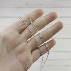 Chain - Handmade Bright Silver - Chain & Cord   6834 - handmade by Beth Millner Jewelry