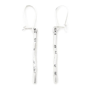 Birch Tree Earrings - Silver Earrings   3413 - handmade by Beth Millner Jewelry
