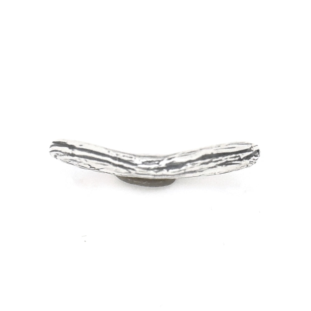 Silver Curved Twig Ring - Wedding Ring Select Size 4 5884 - handmade by Beth Millner Jewelry