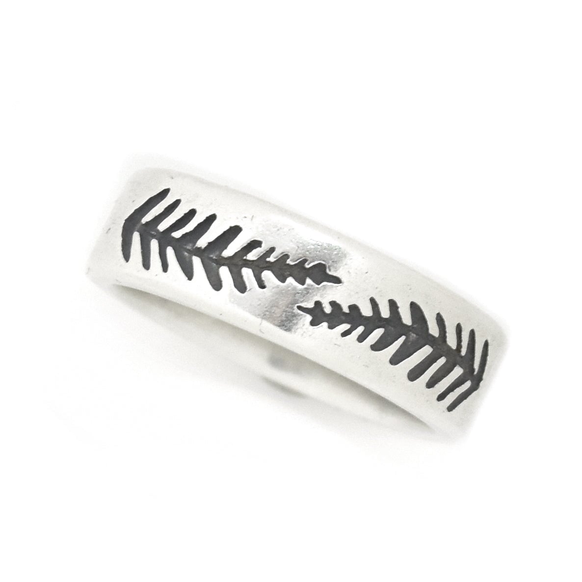 Fond Fern Ring - Wedding Ring 6mm / Select Size 6mm / 4 6997 - handmade by Beth Millner Jewelry