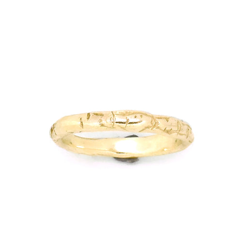 Gold Birch Twig Ring - your choice of gold