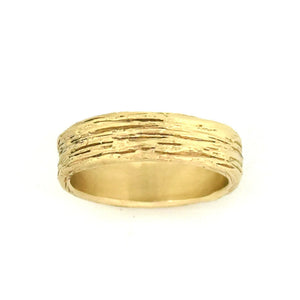 Gold Timber Ring - your choice of gold - Wedding Ring  18K Palladium White Gold  14K Rose Gold 3913 - handmade by Beth Millner Jewelry