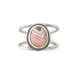Lake Superior Agate Ring - Size 9.25 - Ring   3528 - handmade by Beth Millner Jewelry