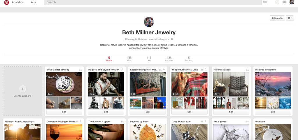 Beth Millner Jewelry is on Pinterest!  Check out our favorite boards!