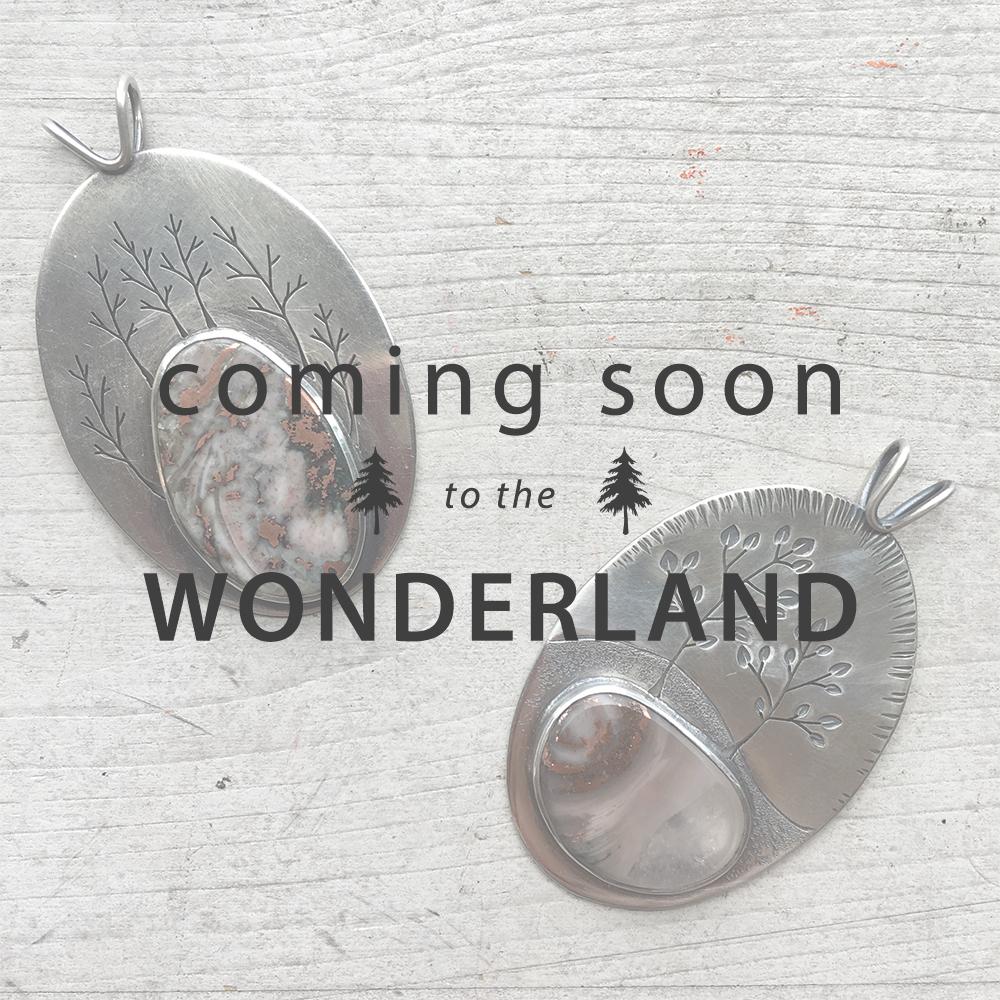 Coming Soon: New Wonderland Pendants and Four Season Lentil Trees!