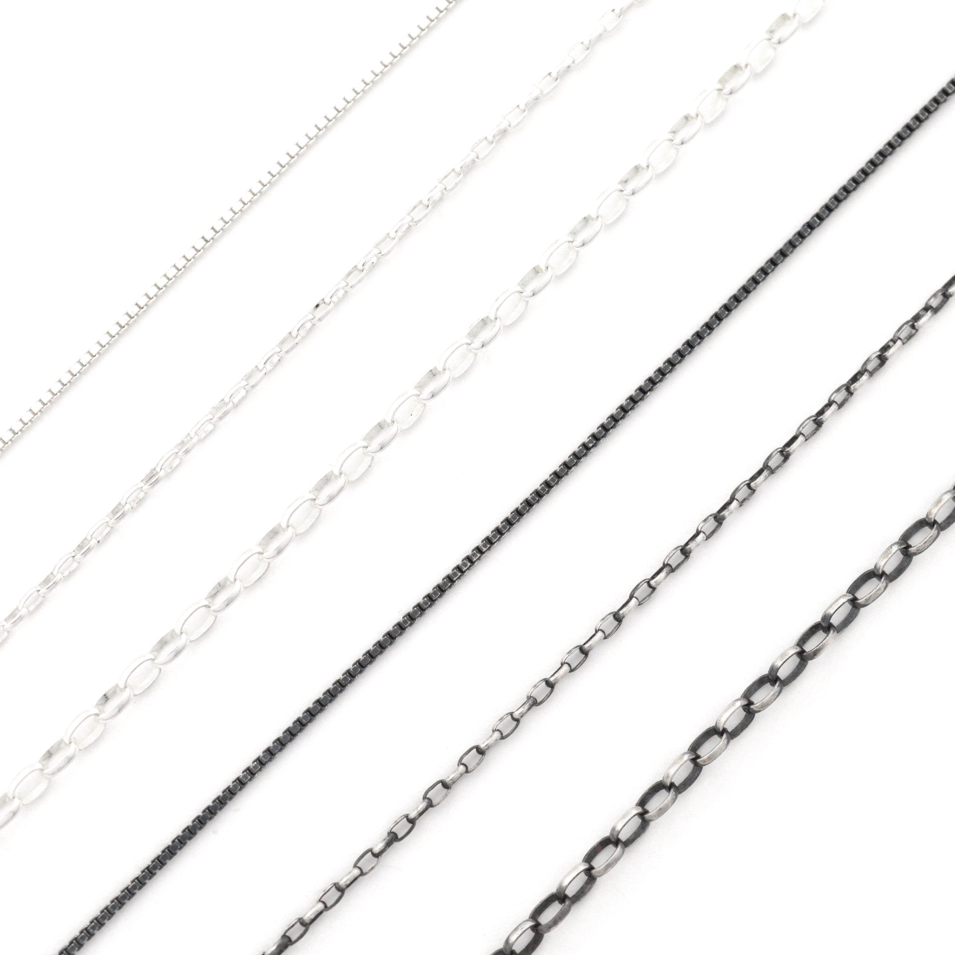 Sterling Silver Chain handcrafted at Beth Millner Jewelry