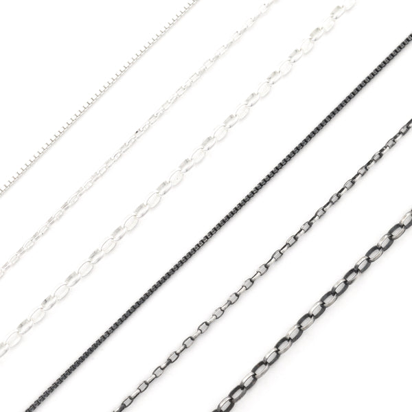 Sterling Silver Chains by Beth Millner Jewelry