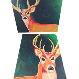 Dawn Buck Paintings by Beth Millner - Artisan Goods  Vertical Painting  Horizontal Painting Paintings12-1 - handmade by Beth Millner Jewelry