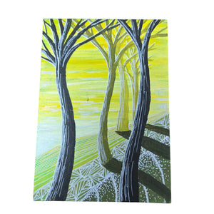Tree Landscape Abstract Paintings Set of 6 5