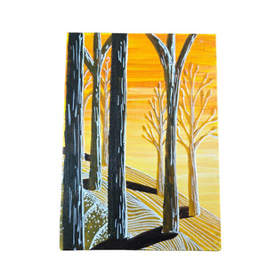 Tree Landscape Abstract Paintings Set of 6 5