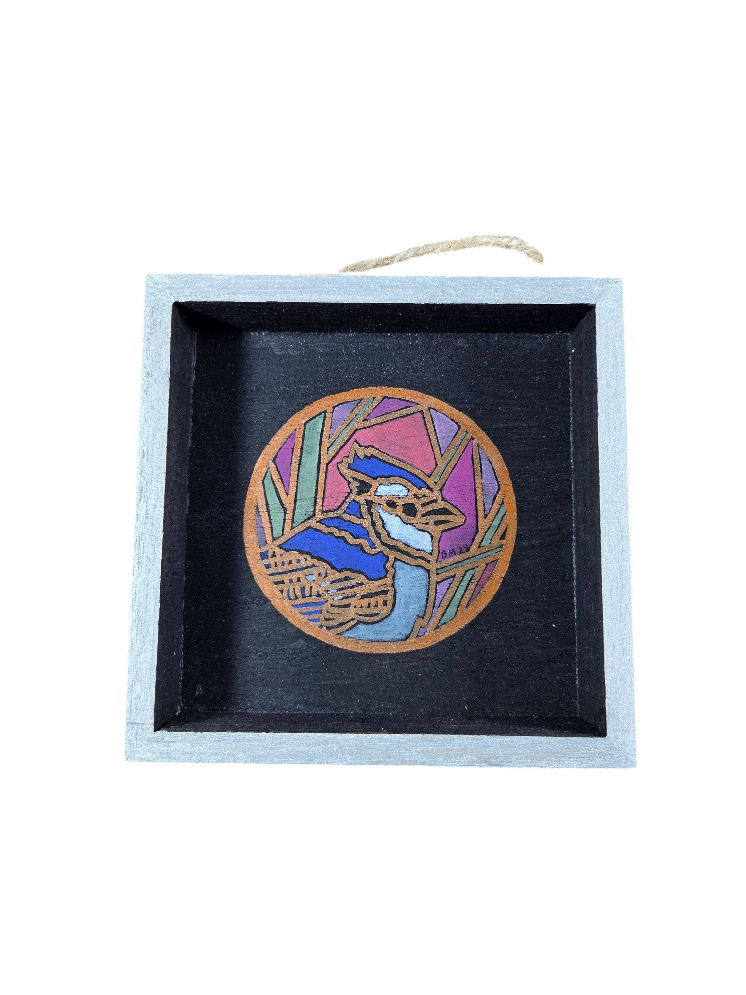 Framed Circle Birds Paintings by Beth Millner - Artisan Goods   Paintings11 - handmade by Beth Millner Jewelry