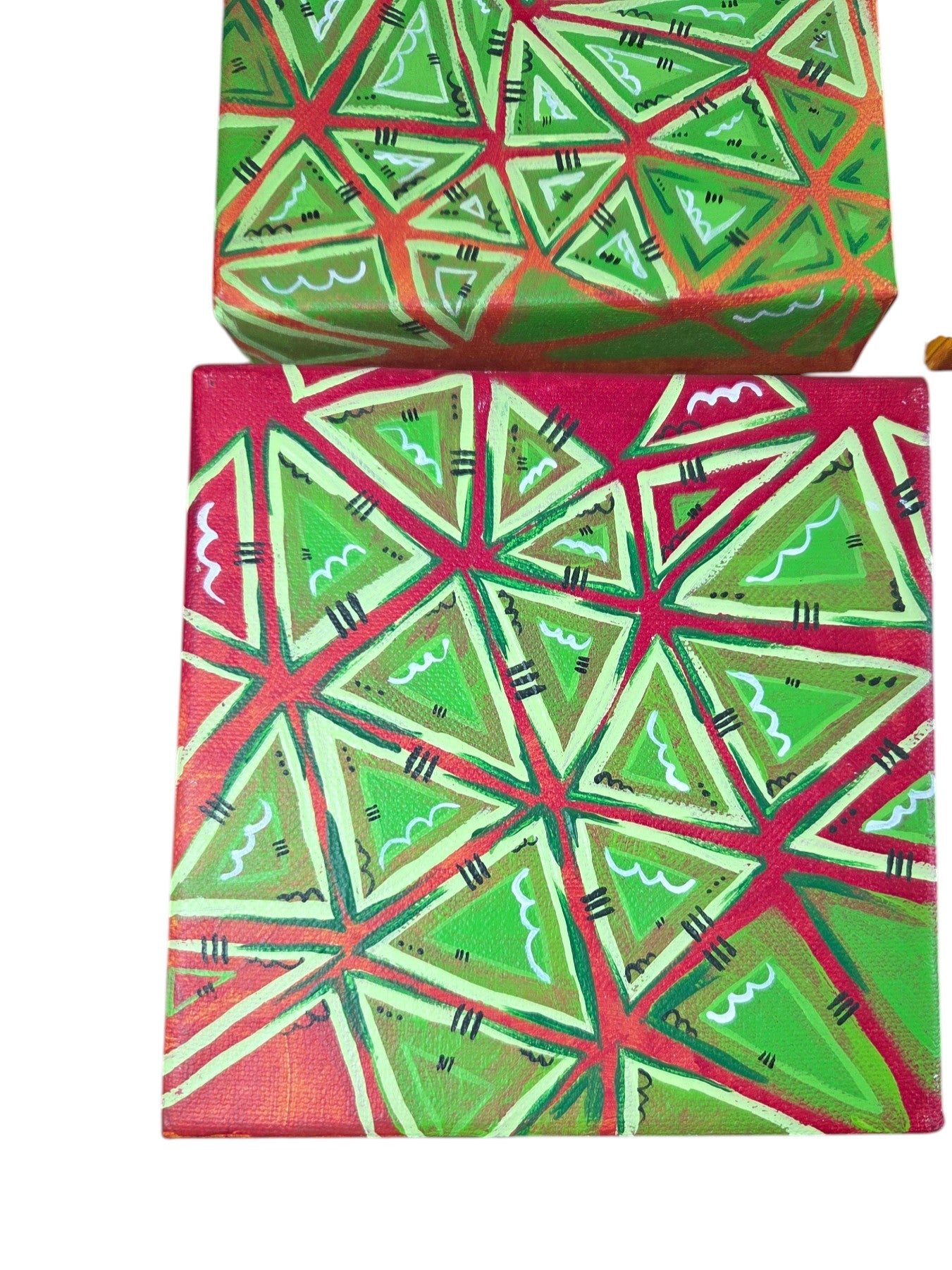 Blades and Sun Set of 3 Paintings 6