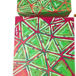 Blades and Sun Set of 3 Paintings 6