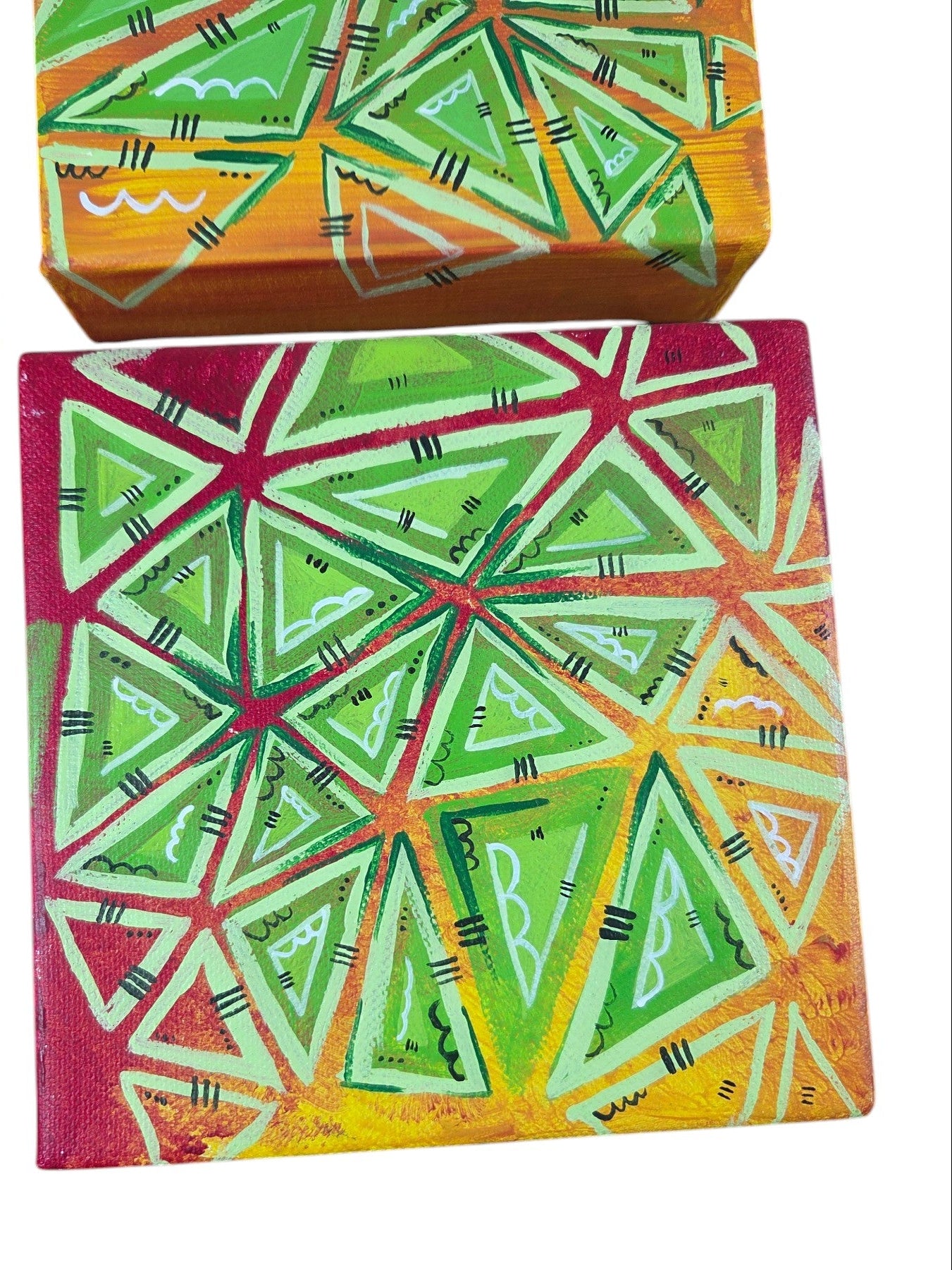 Blades and Sun Set of 3 Paintings 6