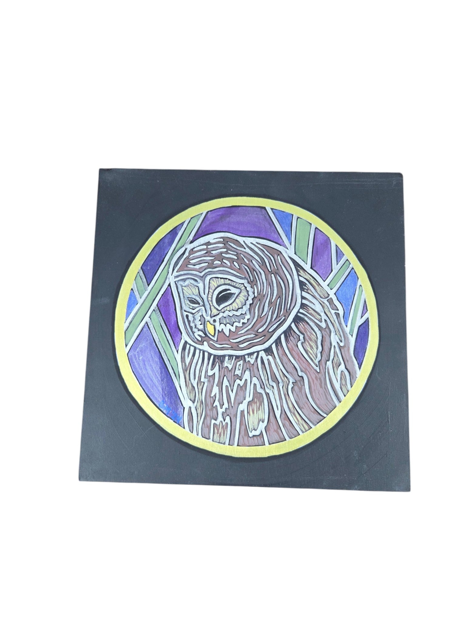 Bird Paintings Choose Your Favorite Bird by Beth Millner - Artisan Goods Blue Jay Silver Outline Owl Silver Outline Paintings13-1 - handmade by Beth Millner Jewelry