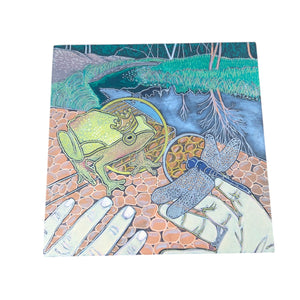 Frog and Dragonfly Painting by Beth Millner - Artisan Goods   Paintings2 - handmade by Beth Millner Jewelry