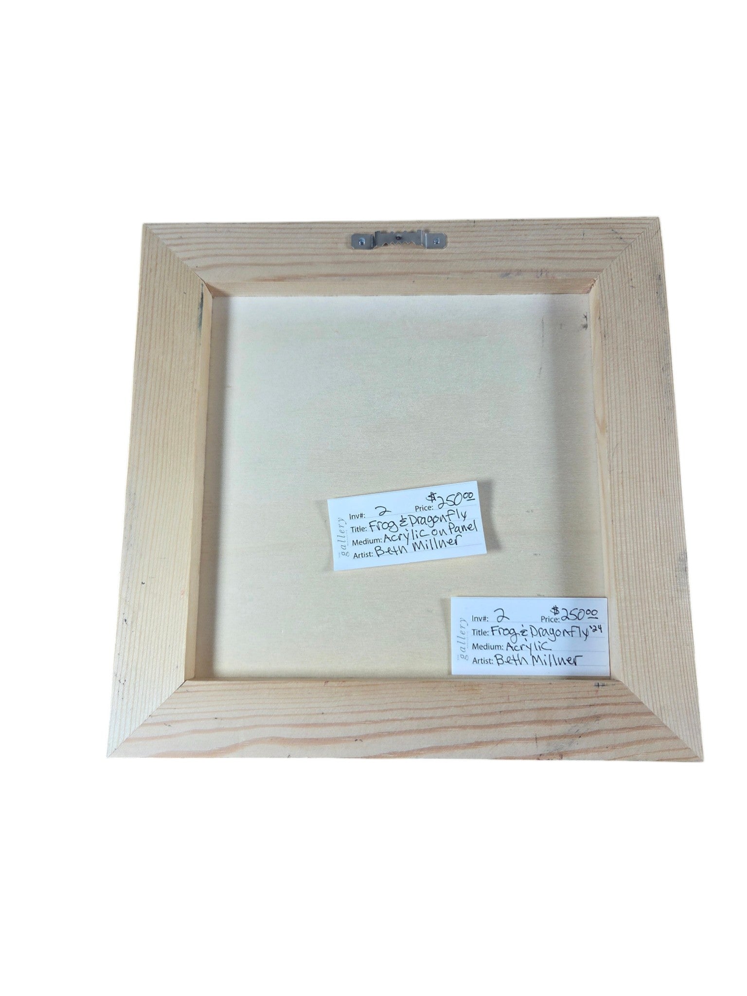 Frog and Dragonfly Painting by Beth Millner - Artisan Goods   Paintings2 - handmade by Beth Millner Jewelry