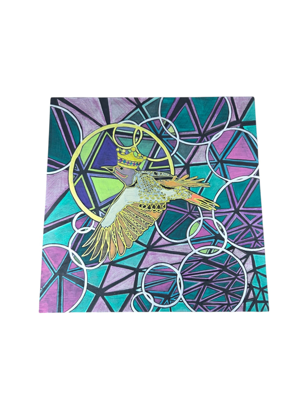 "Crowned" Painting by Beth Millner - Artisan Goods   Paintings9 - handmade by Beth Millner Jewelry