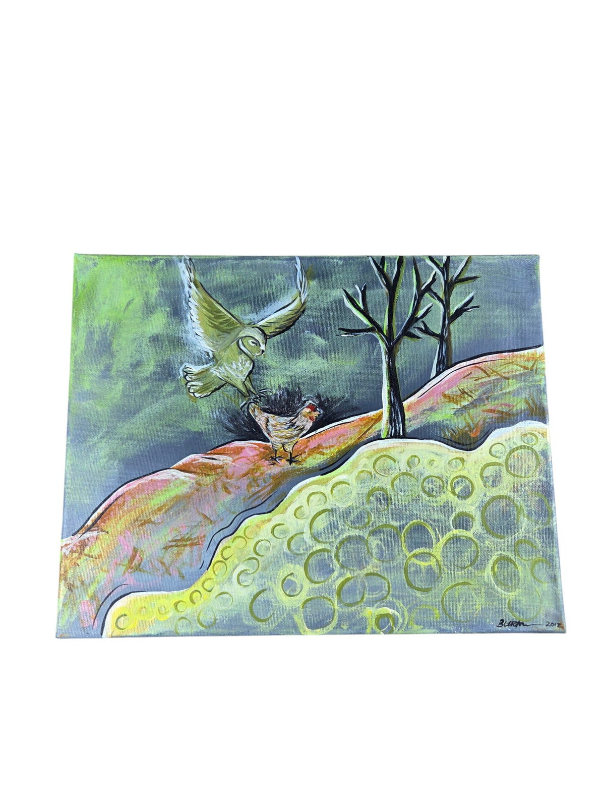 Northern Food Chain Painting by Beth Millner - Artisan Goods   Paintings17 - handmade by Beth Millner Jewelry