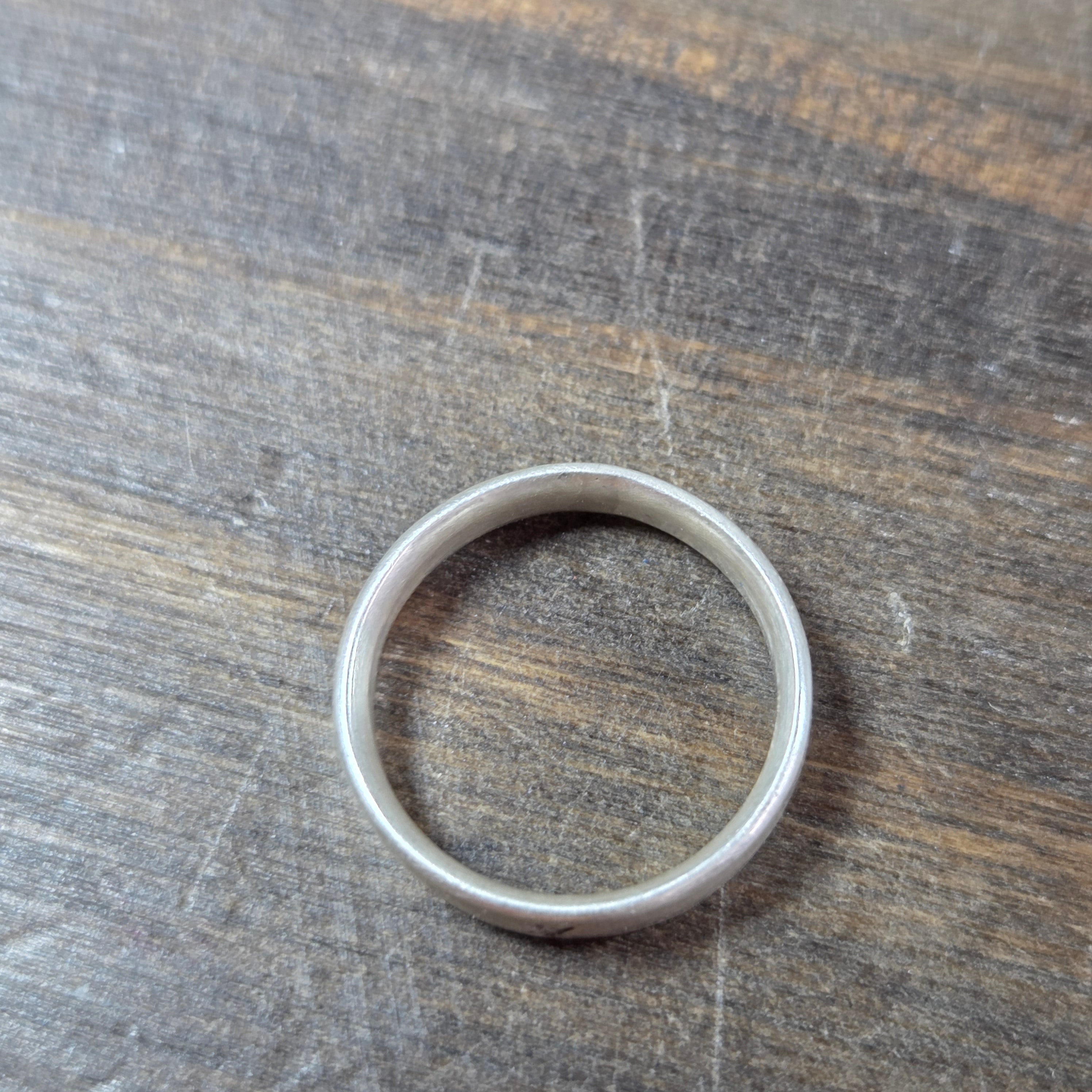 Tree Sterling Silver Band Ring Size 5.5 - Wedding Ring   9210 - handmade by Beth Millner Jewelry