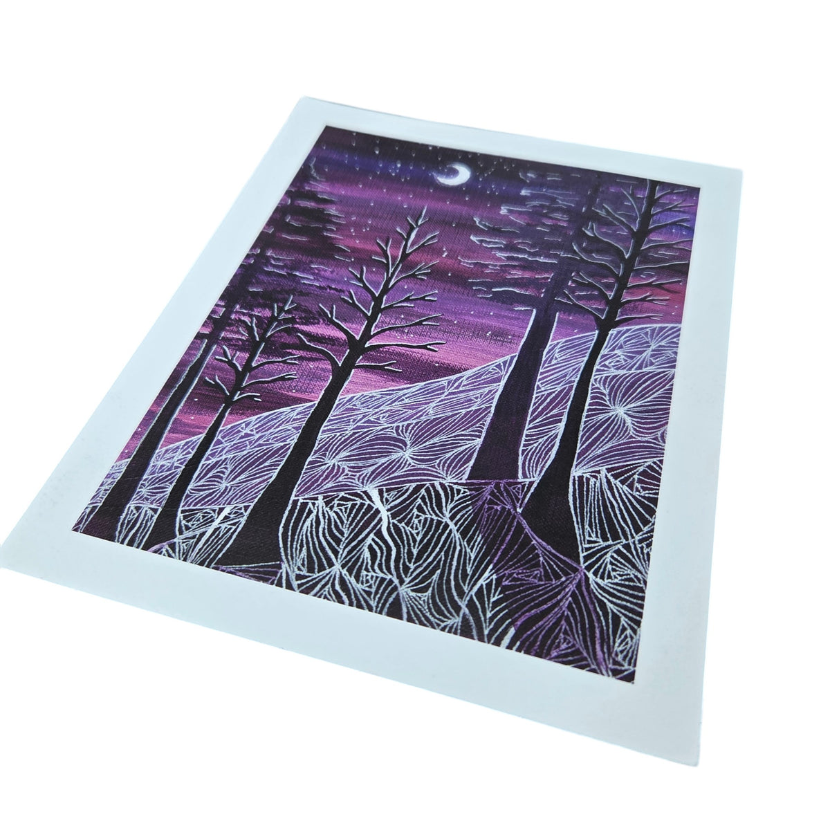 Marquette Landmark Artist Print 5" x 7" - Tree Planting with Purchase - Artisan Goods   Purple-57 - handmade by Beth Millner Jewelry