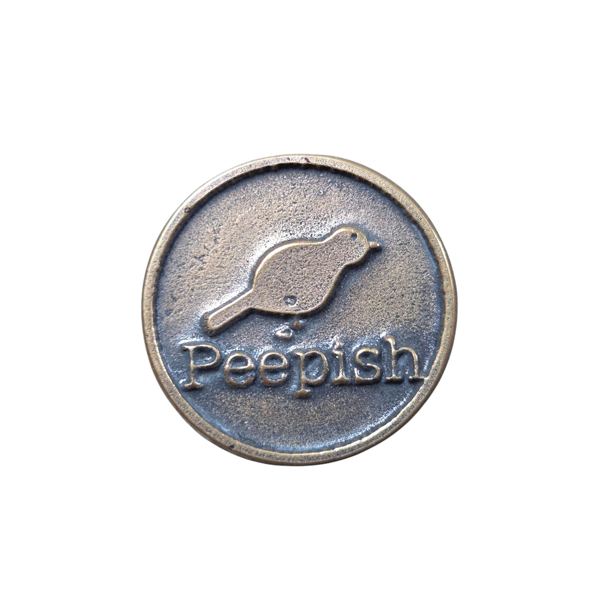 Peepish Bird Copper Pin - Pin   c10 - handmade by Beth Millner Jewelry