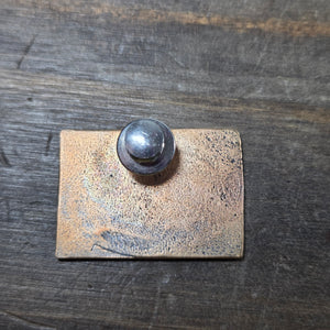 Dead River Coffee Rock Steady Blend Pin - Pin   c12 - handmade by Beth Millner Jewelry