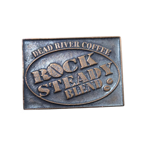 Dead River Coffee Rock Steady Pendant - Pin   c15 - handmade by Beth Millner Jewelry