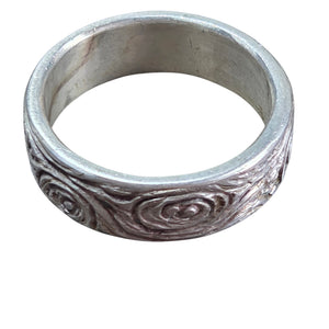Tree Trunk Ring Size 11.25 - Ring   9615 - handmade by Beth Millner Jewelry