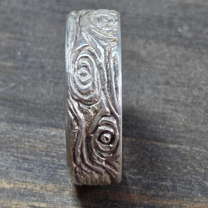 Tree Trunk Ring Size 11.25 - Ring   9615 - handmade by Beth Millner Jewelry