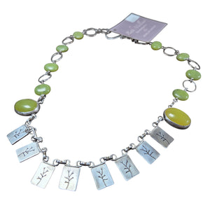 Silver Serpentine Trees Necklace - Necklace   9626 - handmade by Beth Millner Jewelry