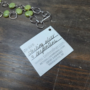 Silver Serpentine Trees Necklace - Necklace   9626 - handmade by Beth Millner Jewelry