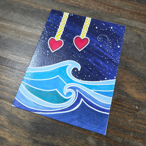 4 Pack - Love Among the Waves - Tree Planted with Purchase - Artisan Goods   8109 - handmade by Beth Millner Jewelry