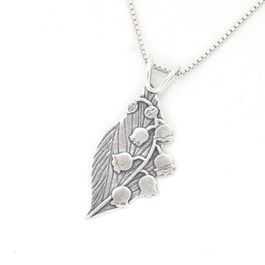 Lily of the Valley Pendant - Silver Pendant   6963 - handmade by Beth Millner Jewelry