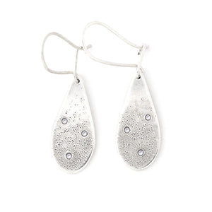 Milky Way Galaxy Earrings - Silver Earrings   3879 - handmade by Beth Millner Jewelry