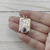 Mystic Sapphire Forest Wonderland Pendant by beth millner jewelry
