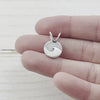 Mini Waves of Superior Reversible Pendant - Silver Pendant - handmade by Beth Millner Jewelry