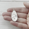 Superior Gales Pendant - Silver Pendant - handmade by Beth Millner Jewelry