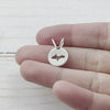 Mini Upper Peninsula Pendant - Silver Pendant - handmade by Beth Millner Jewelry