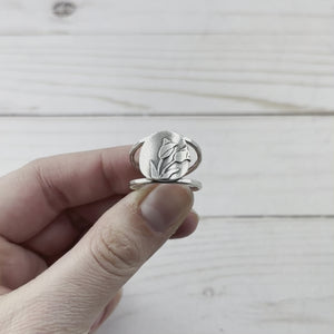Spring Tulip Bouquet Ring 9.25 - Ring  Select Size  9.25 5490 - handmade by Beth Millner Jewelry