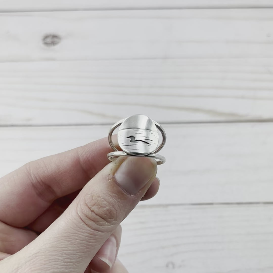 Loon Lake Ring - Ring - handmade by Beth Millner Jewelry