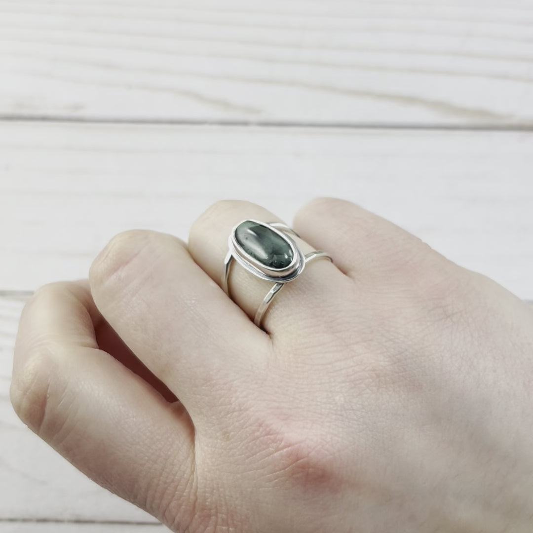 Michigan Greenstone Ring - Size 8 By Beth Millner Jewelry