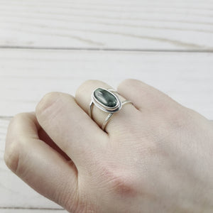 Michigan Greenstone Ring - Size 8 - Ring   6955 - handmade by Beth Millner Jewelry
