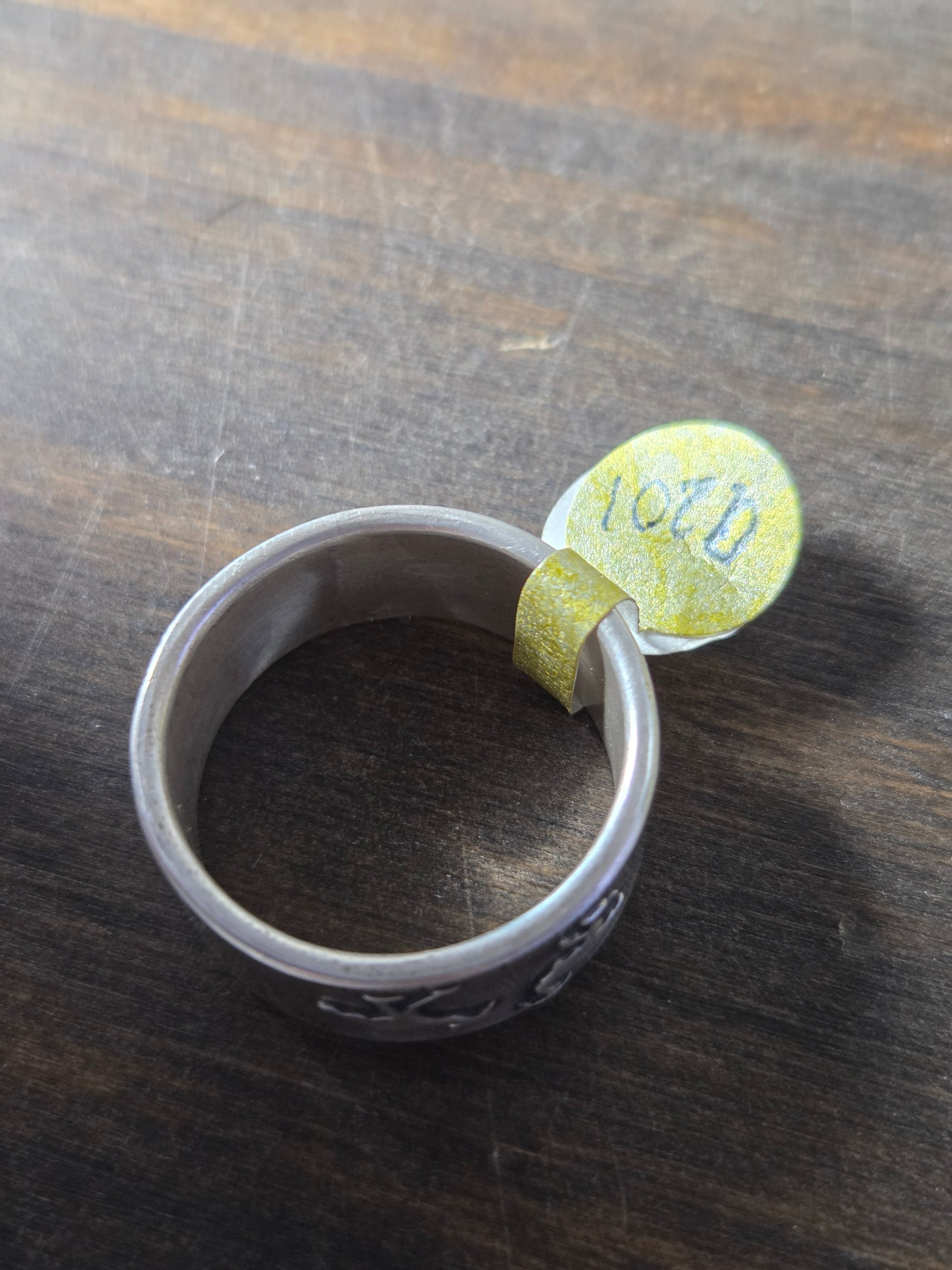 Ostritch Couple Silver Ring Size 11 - Wedding Ring   9201 - handmade by Beth Millner Jewelry