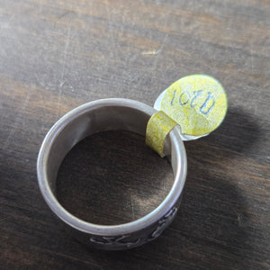 Ostritch Couple Silver Ring Size 11 - Wedding Ring   9201 - handmade by Beth Millner Jewelry