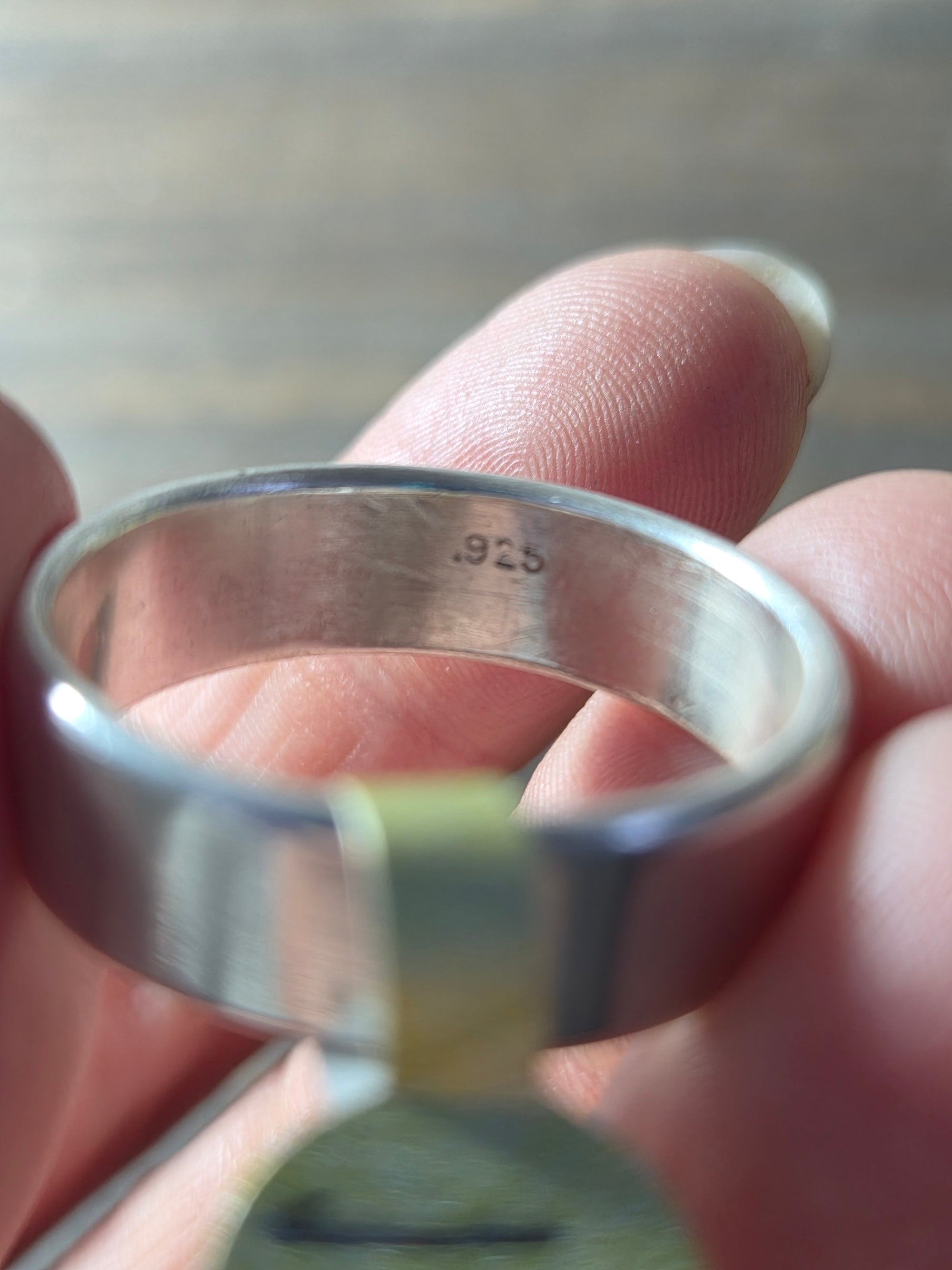 Traditional Sterling Silver Ring Size 13 - Wedding Ring   9137 - handmade by Beth Millner Jewelry