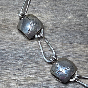 Pillow Bead Roots Sterling Silver Necklace - Necklace   9062 - handmade by Beth Millner Jewelry