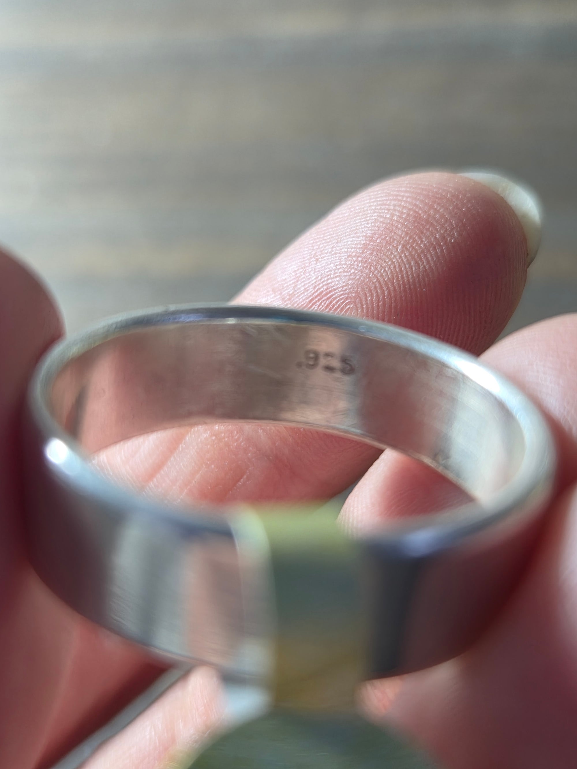 Traditional Sterling Silver Ring Size 13 - Wedding Ring   9137 - handmade by Beth Millner Jewelry